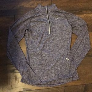 A Nike quarter zip jacket and light weight